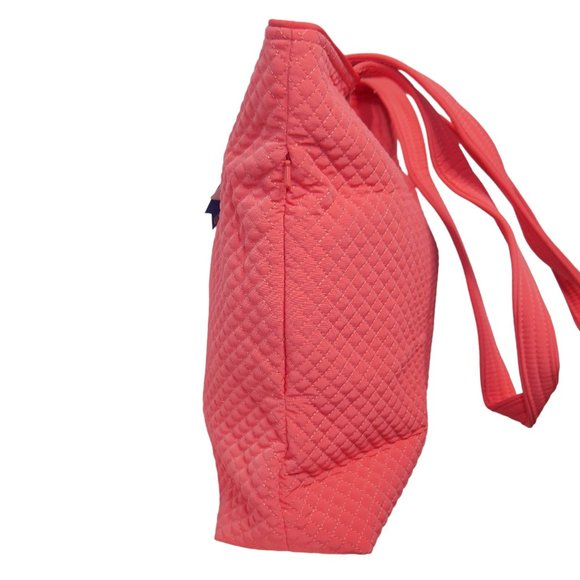 Vera Bradley Iconic Hipster Hobo Tote Shoulder Bag Coral Reef Quilted Large NWT - Picture 5 of 13
